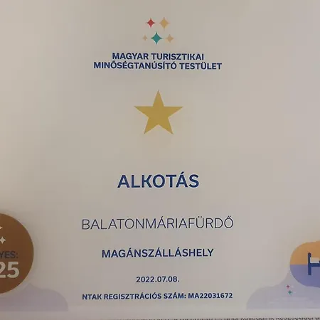 Alkotas * Balatonmariafurdo